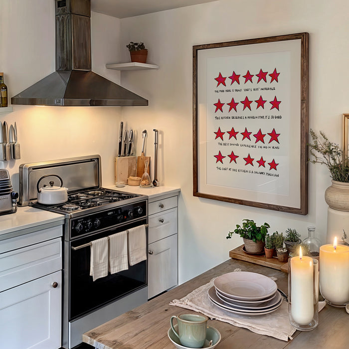 5 Stars Kitchen print