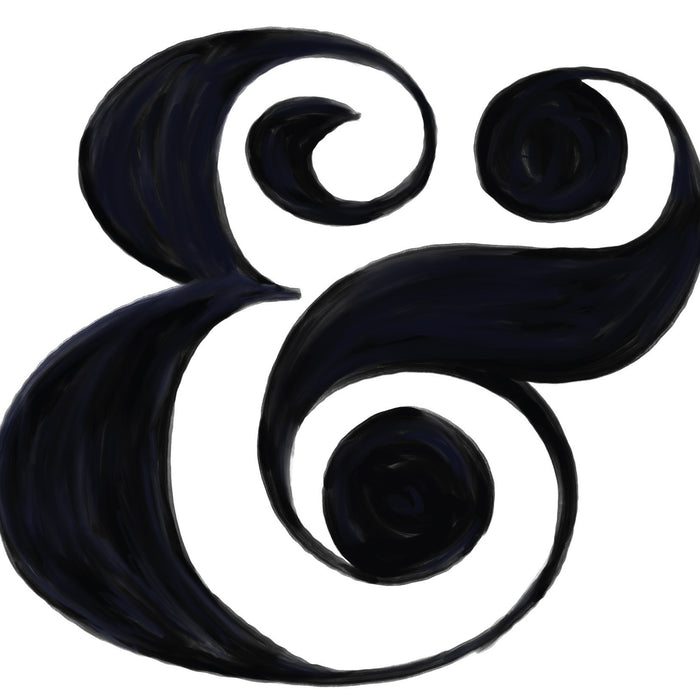 Ampersand Eloquent Swash print