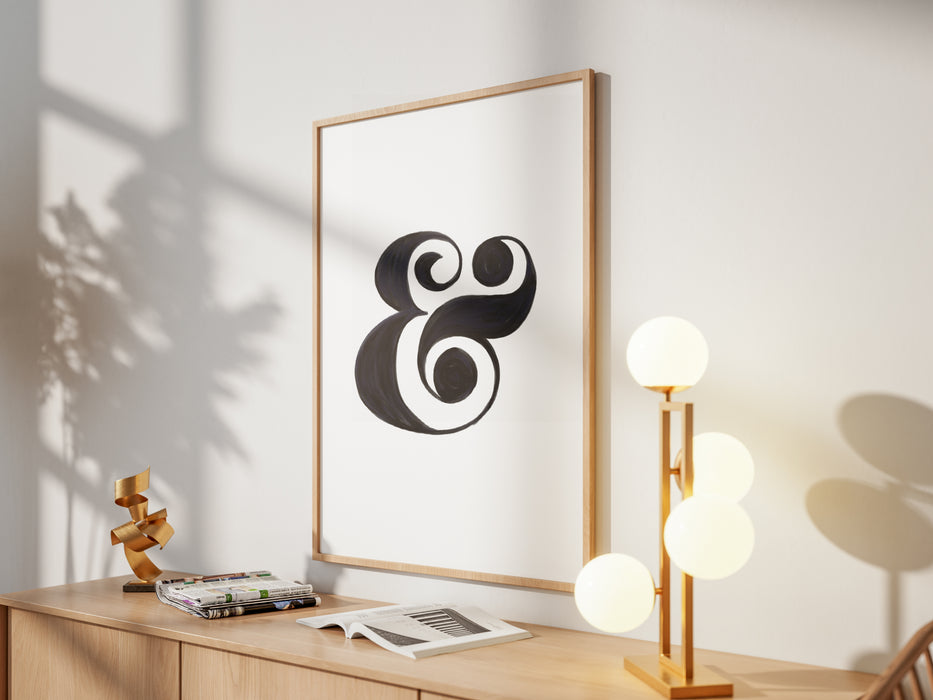 Ampersand Eloquent Swash print