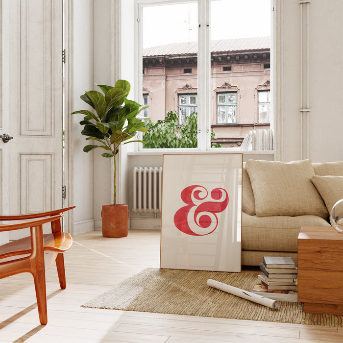 Ampersand Eloquent Swash print