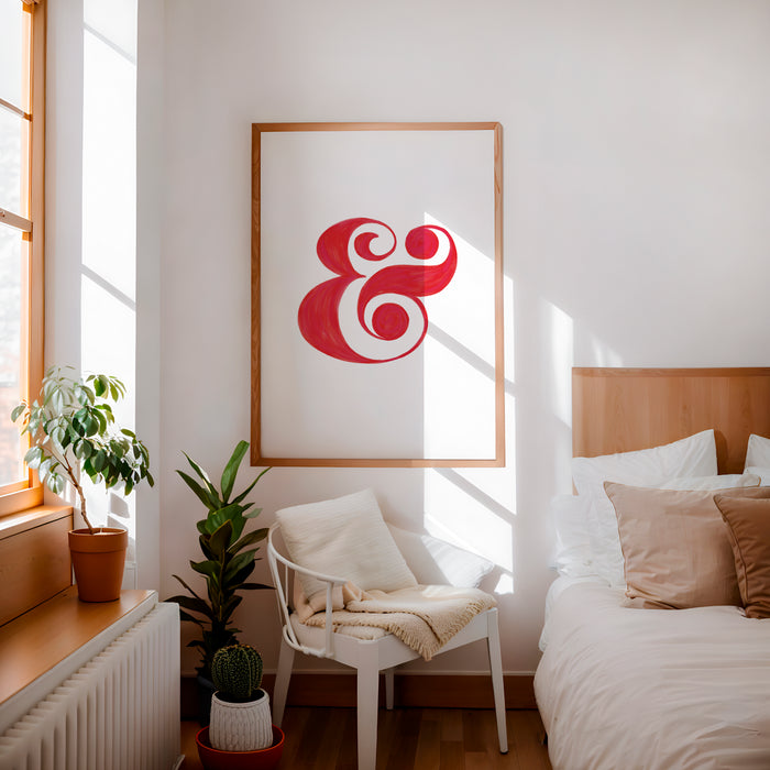 Ampersand Eloquent Swash print