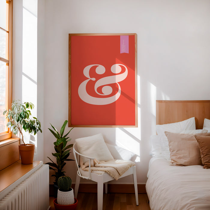 Ampersand print