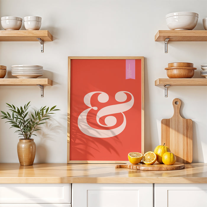 Ampersand print