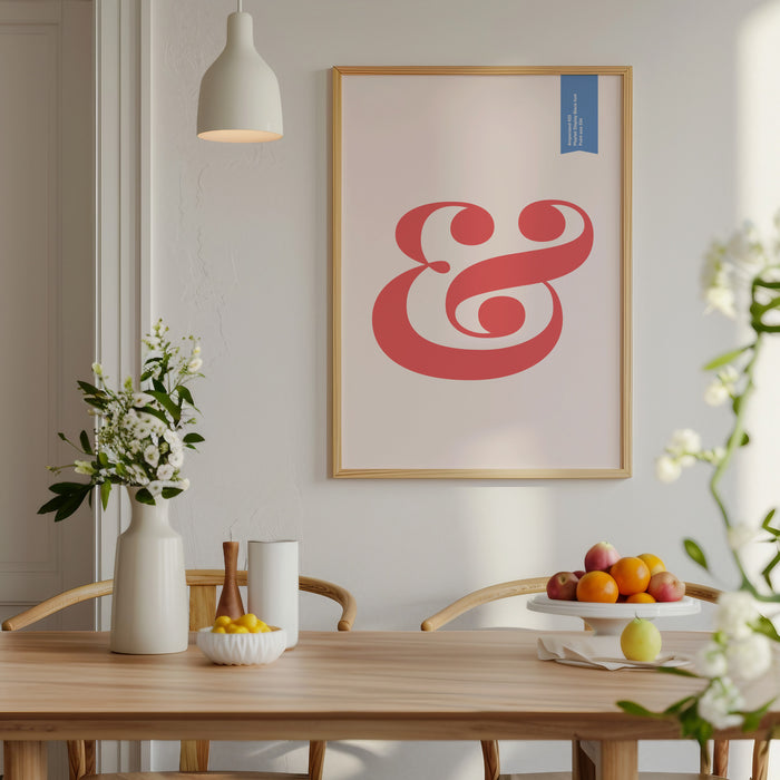 Ampersand print
