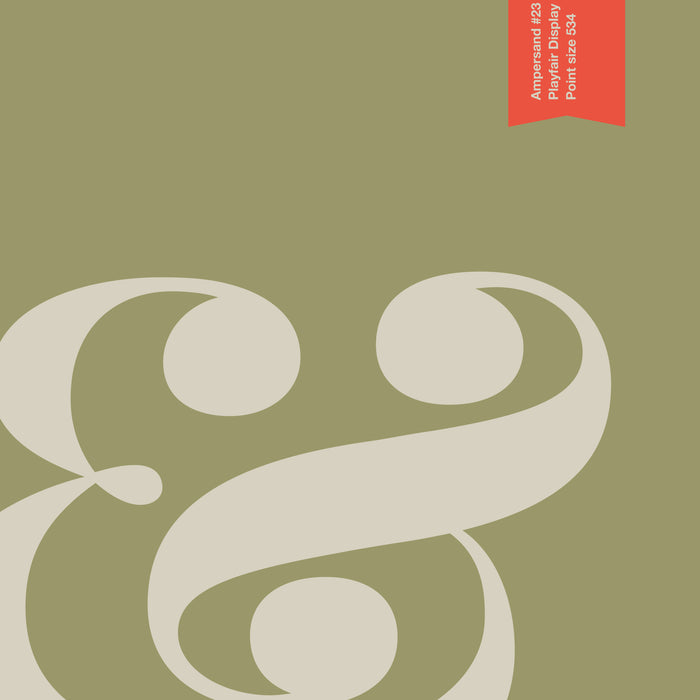 Ampersand print