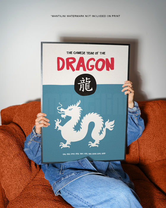 Chinese Year Of The Dragon print