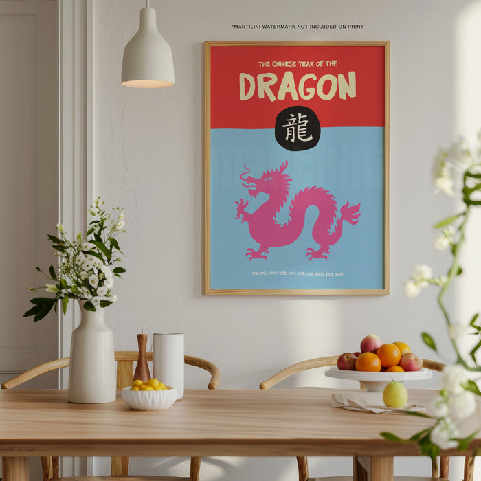 Chinese Year Of The Dragon print
