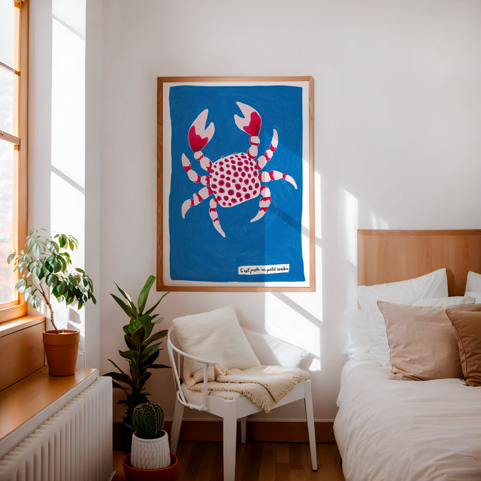 French Crab print