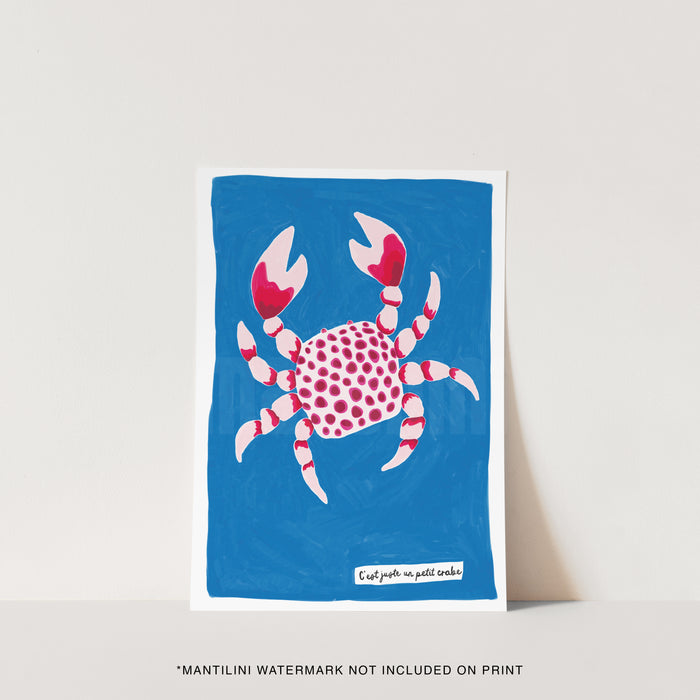French Crab print