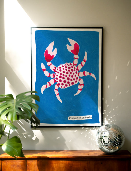 French Crab print