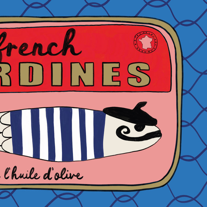 French Sardines print