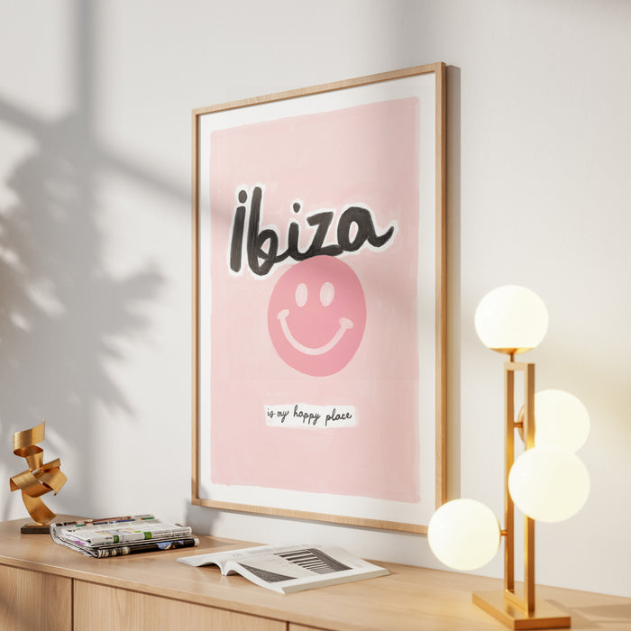Ibiza Is My Happy Place print