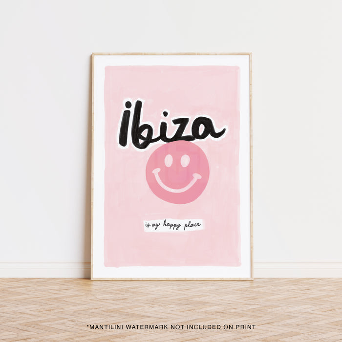 Ibiza Is My Happy Place print