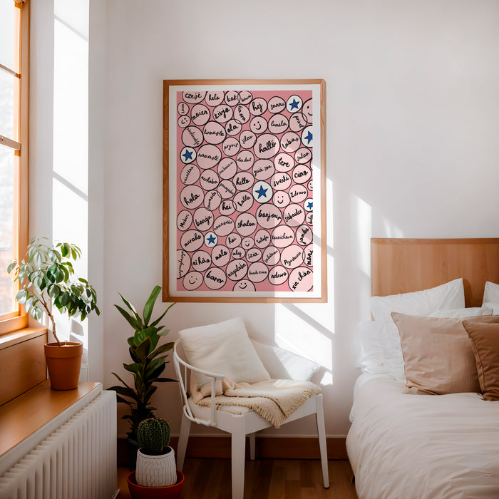 Hello Circles print