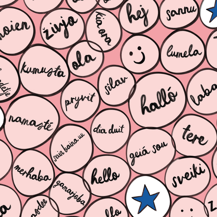 Hello Circles print