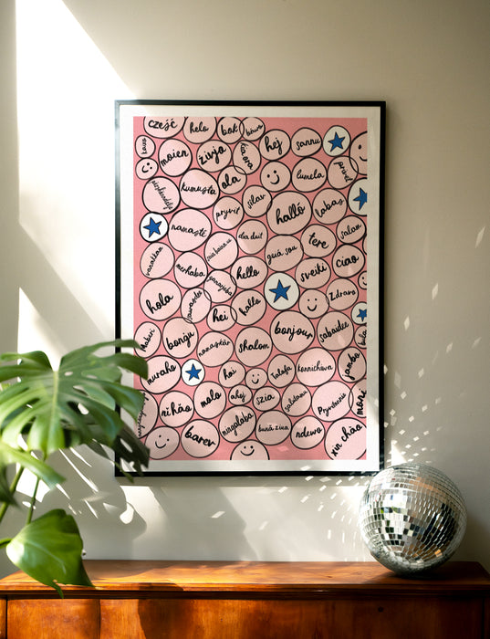 Hello Circles print