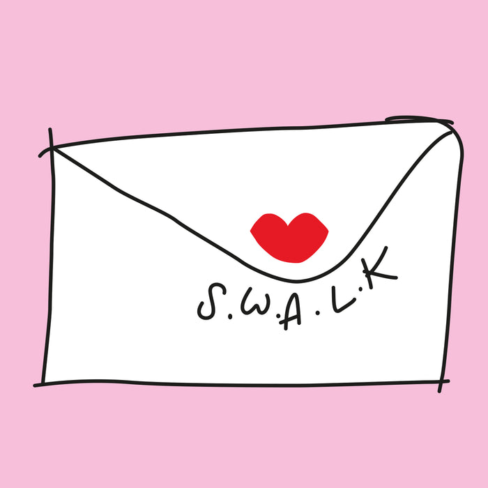 SWALK envelope print