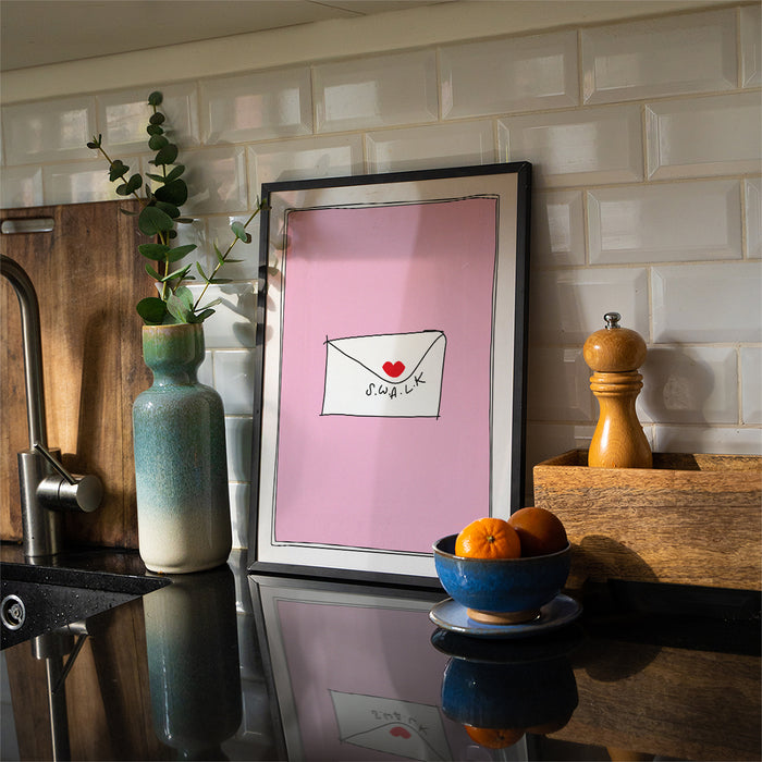 SWALK envelope print