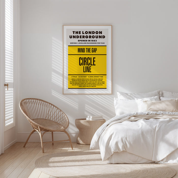 London Underground Circle Line print