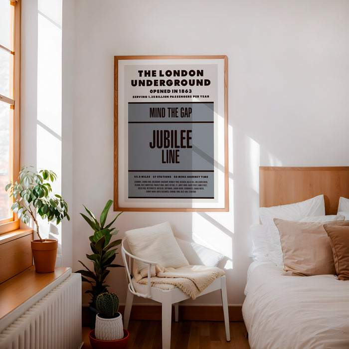London Underground Jubilee Line print