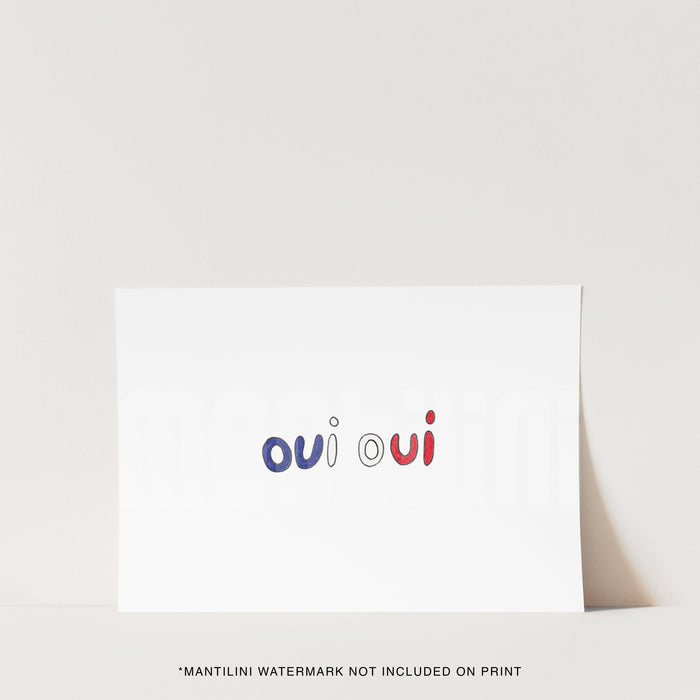 Oui Oui print