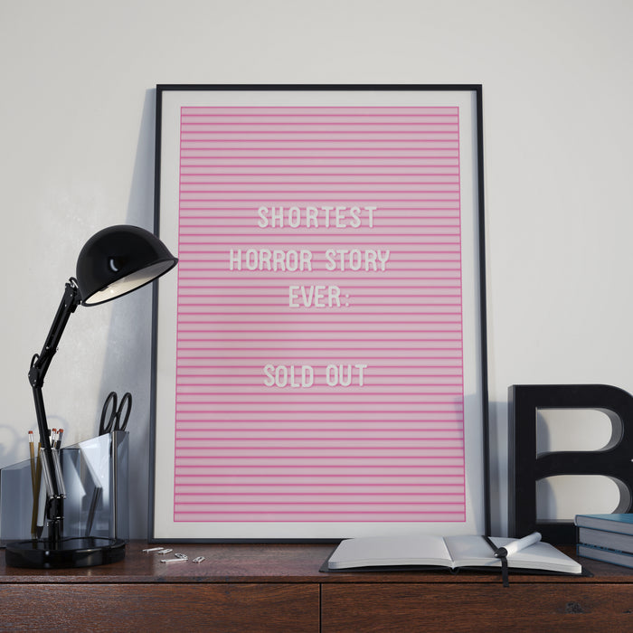 Horror Story Pegboard print