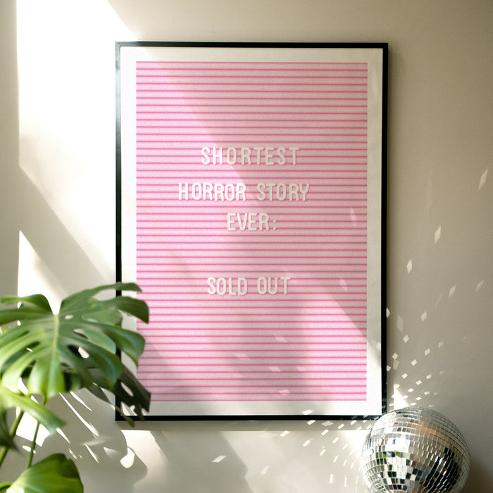 Horror Story Pegboard print