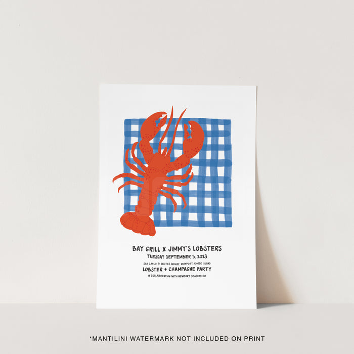 Rhode Island Lobster print