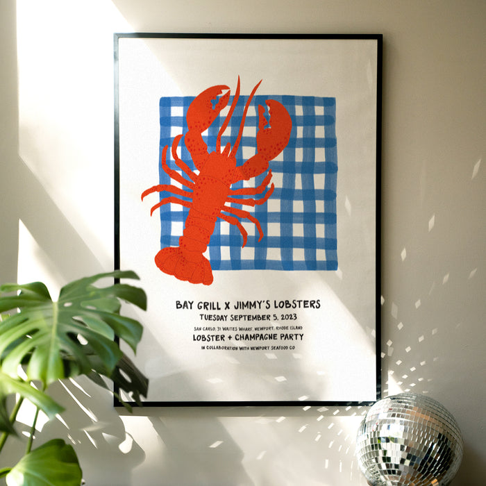 Rhode Island Lobster print