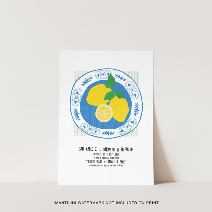 Sicilian Lemons print