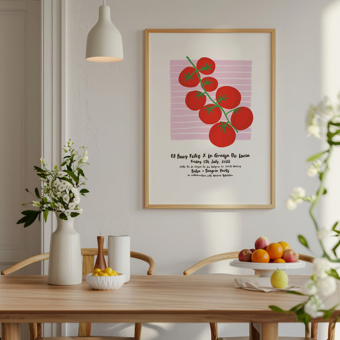 Tomatoes Spanish Tapas print