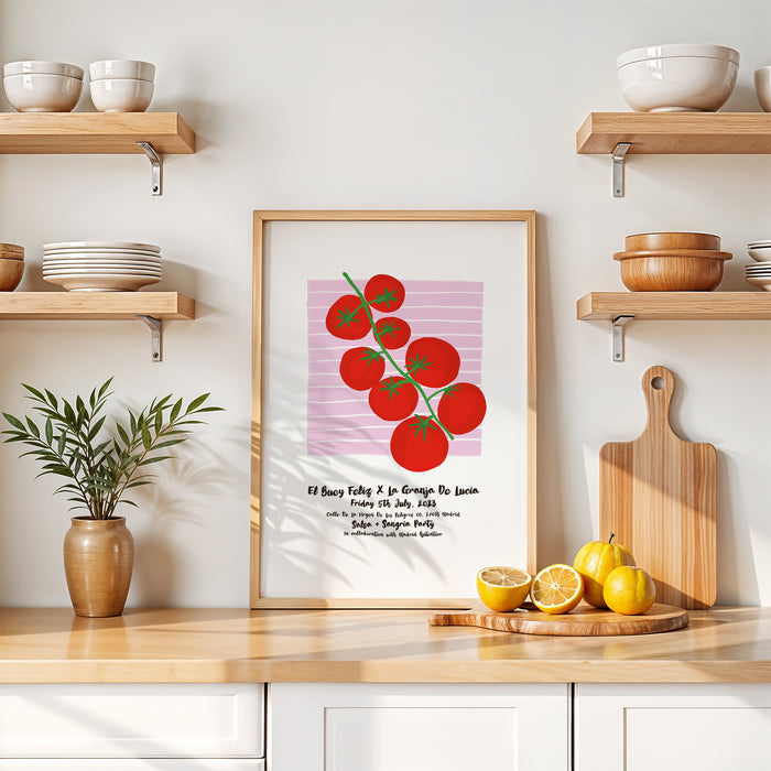 Tomatoes Spanish Tapas print