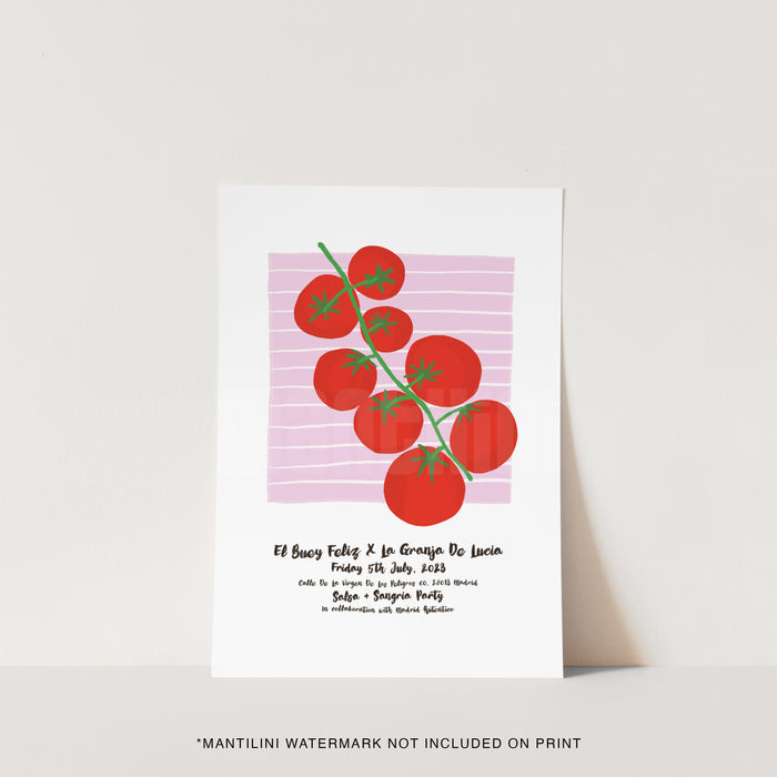 Tomatoes Spanish Tapas print