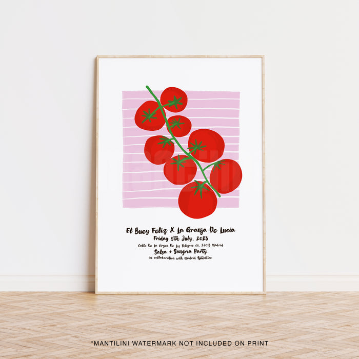 Tomatoes Spanish Tapas print