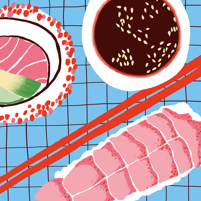 Japanese Sushi print