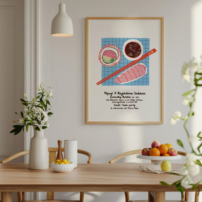 Japanese Sushi print